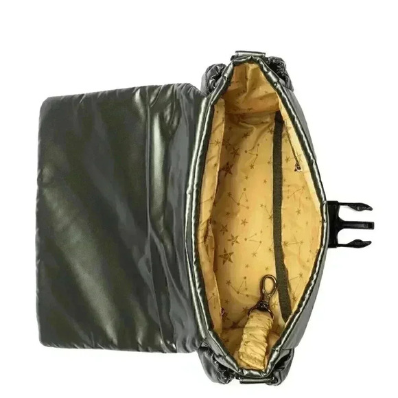 LUG 'Harness' Crossbody / Shoulder Bag - Metallic Olive - Picture 4 of 16